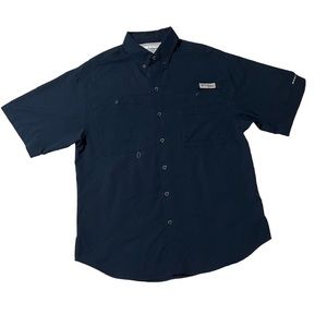 Mens Columbia Button Down Shirt